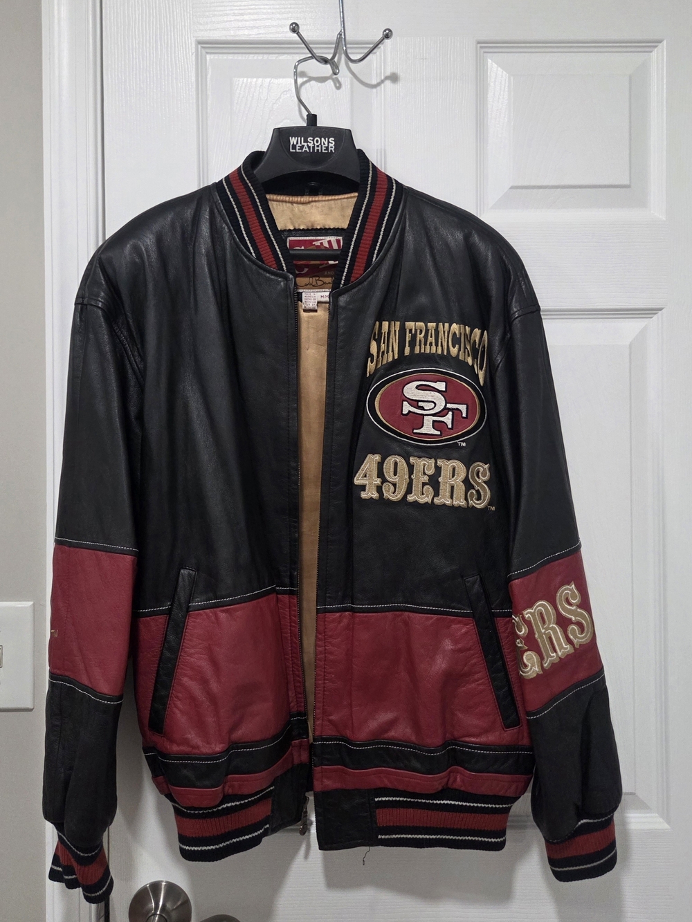 Vintage G-III & Carl Banks San Francisco 49ers Leather Jacket